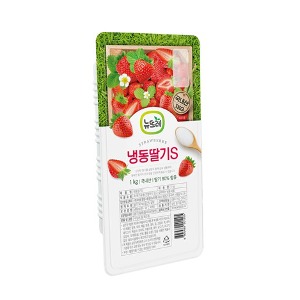 우양 뉴뜨레 냉동 딸기 가당 슬라이스 1kg 국내산